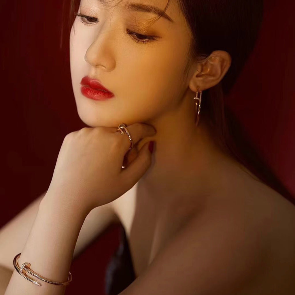 [OrnoraJewelry]JUSTE NO DIAMOND LARGE EARRINGS