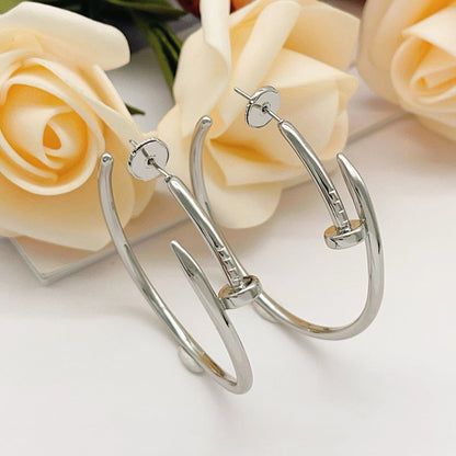 [OrnoraJewelry]JUSTE NO DIAMOND LARGE EARRINGS