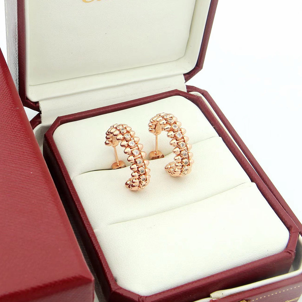 [OrnoraJewelry]CLASH FULL DIAMOND MEDIUM EARRINGS
