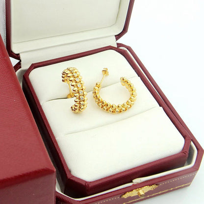 [OrnoraJewelry]CLASH FULL DIAMOND MEDIUM EARRINGS