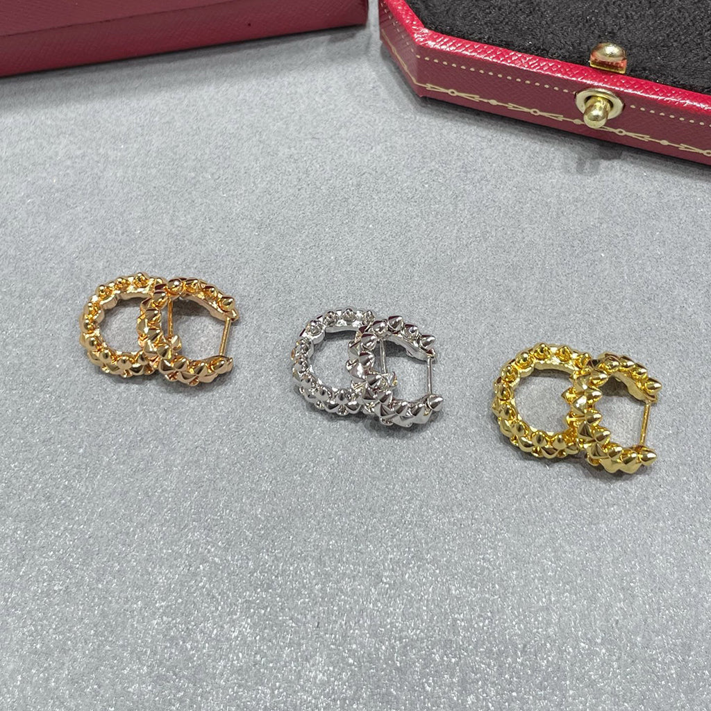 [OrnoraJewelry]CLASH MINI HOOP EARRINGS