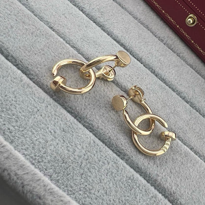 [OrnoraJewelry]JUSTE NO DIAMOND DOUBLE EARRINGS
