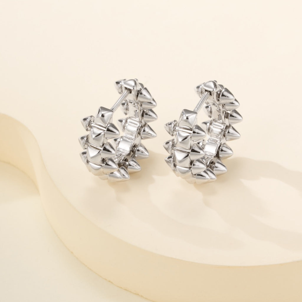 [OrnoraJewelry]CLASH MINI HOOP EARRINGS