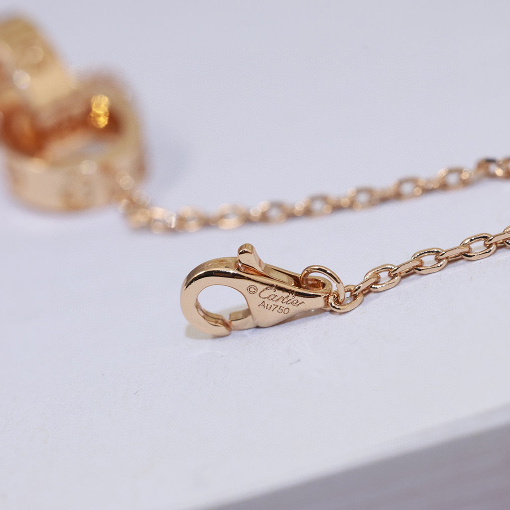 [OrnoraJewelry]LOVE DOUBLE RING NECKLACE