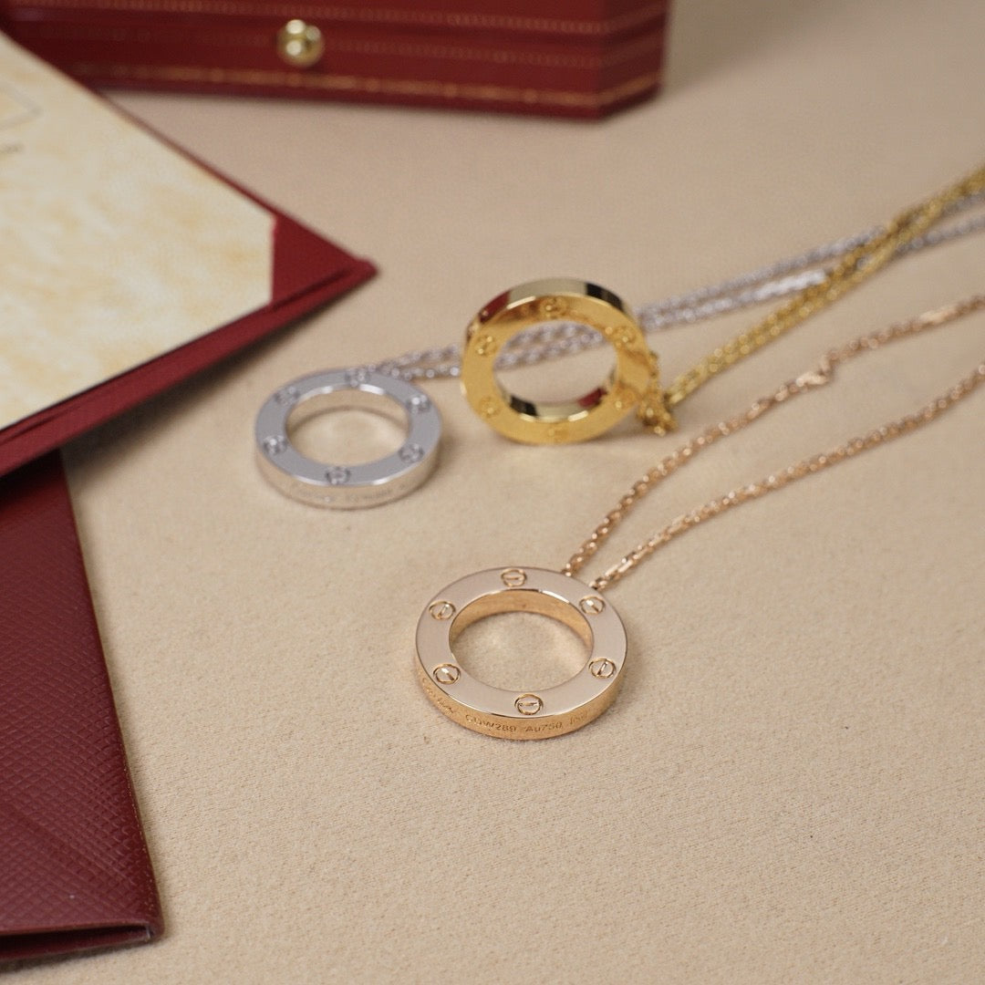 [OrnoraJewelry]LOVE NECKLACE 16MM