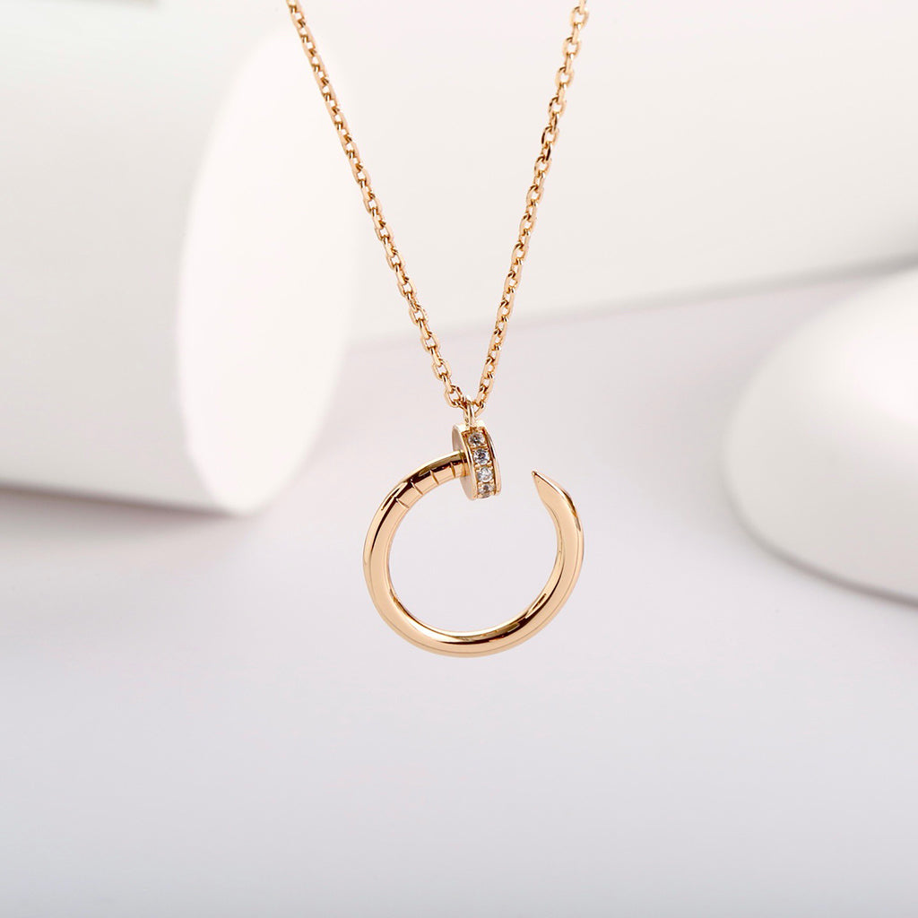 [OrnoraJewelry]JUSTE NECKLACE FULL DIAMOND