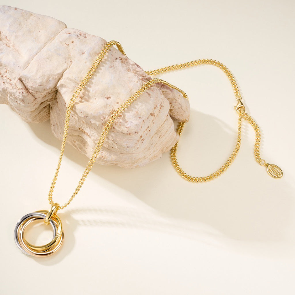 [OrnoraJewelry]TRINITY LARGE NECKLACE