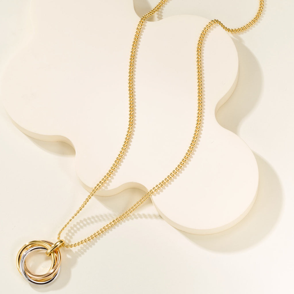 [OrnoraJewelry]TRINITY LARGE NECKLACE