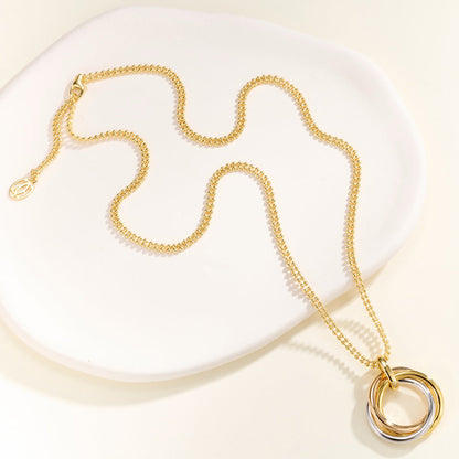 [OrnoraJewelry]TRINITY LARGE NECKLACE