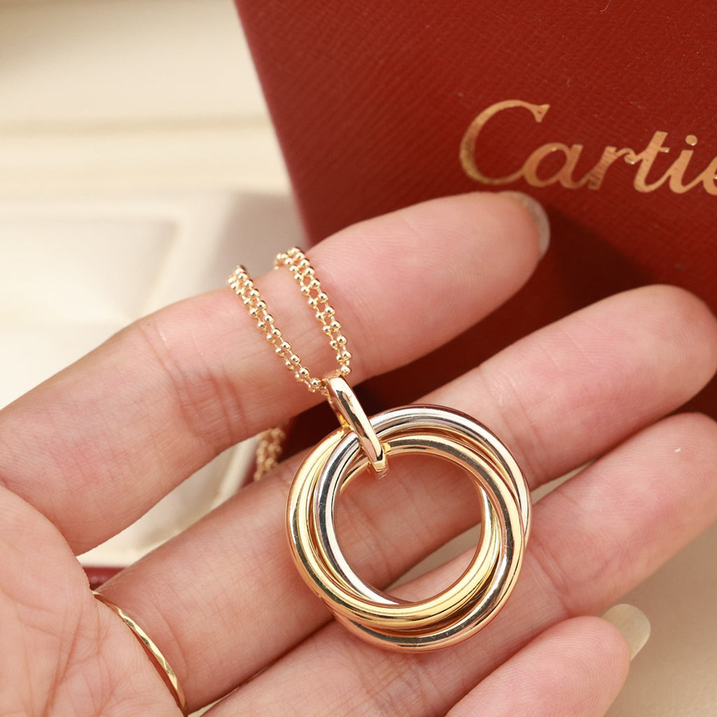 [OrnoraJewelry]TRINITY LARGE NECKLACE