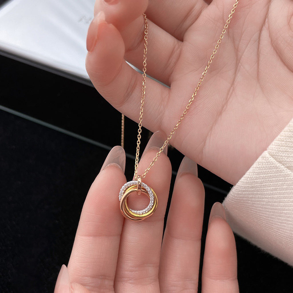 [OrnoraJewelry]TRINITY SMALL NECKLACE