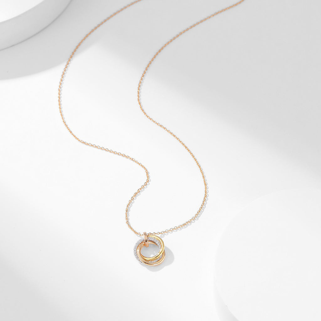 [OrnoraJewelry]TRINITY SMALL NECKLACE