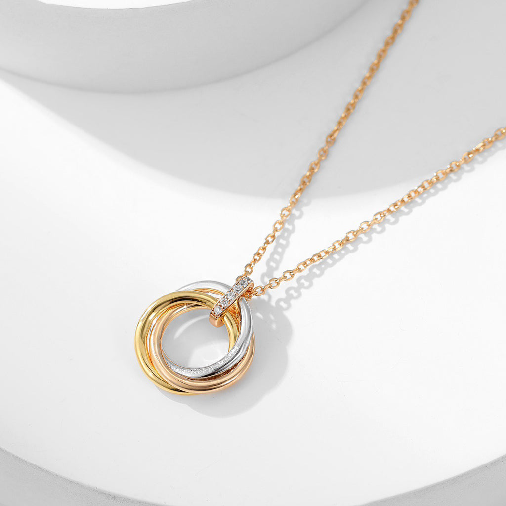 [OrnoraJewelry]TRINITY SMALL NECKLACE