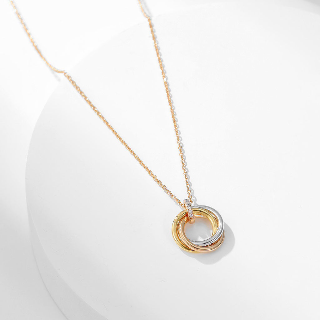 [OrnoraJewelry]TRINITY SMALL NECKLACE