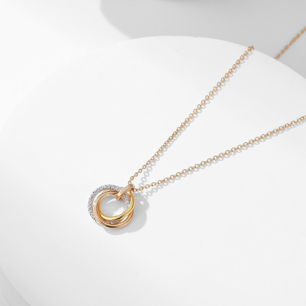 [OrnoraJewelry]TRINITY SMALL NECKLACE