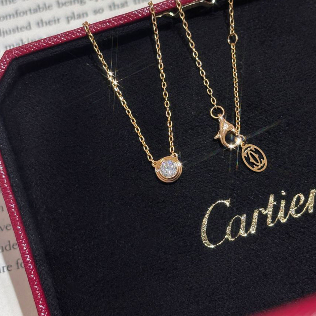[OrnoraJewelry]DAMOUR DIAMOND NECKLACE