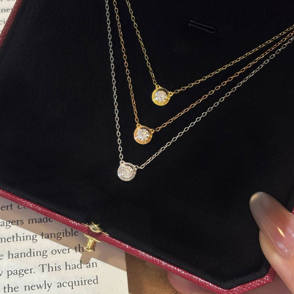 [OrnoraJewelry]DAMOUR DIAMOND NECKLACE