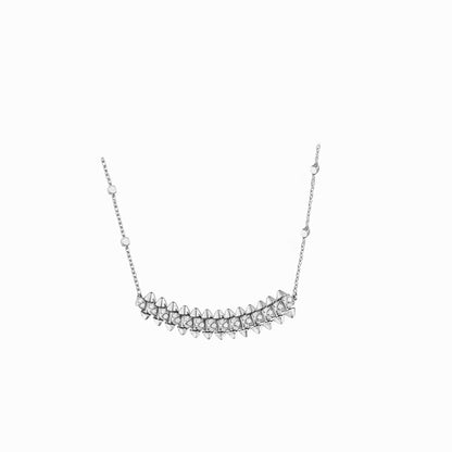 [OrnoraJewelry]CLASH  SMALL FULL DIAMOND NECKLACE