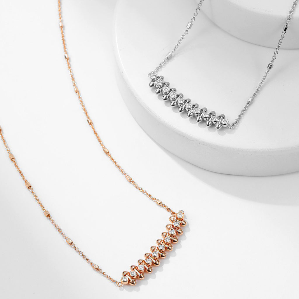 [OrnoraJewelry]CLASH  MEDIUM DIAMOND NECKLACE