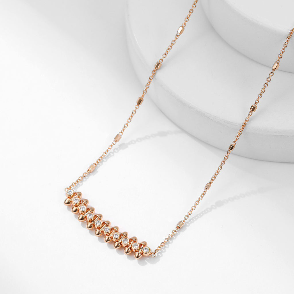 [OrnoraJewelry]CLASH  MEDIUM DIAMOND NECKLACE
