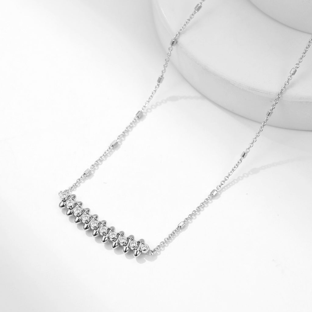 [OrnoraJewelry]CLASH  MEDIUM DIAMOND NECKLACE