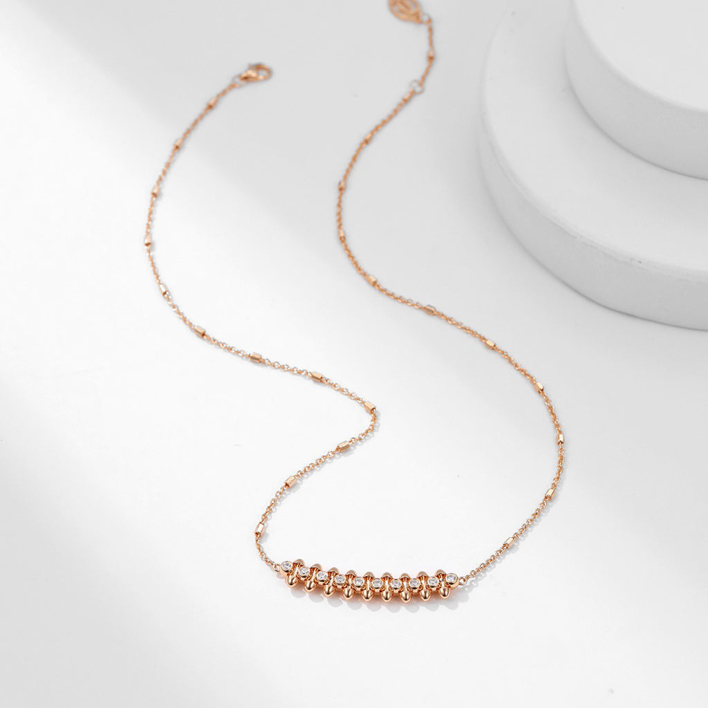 [OrnoraJewelry]CLASH  MEDIUM DIAMOND NECKLACE
