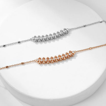 [OrnoraJewelry]CLASH  MEDIUM DIAMOND NECKLACE