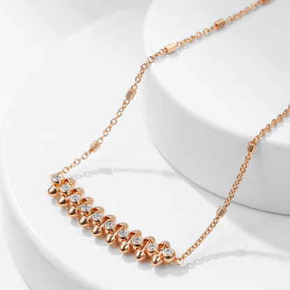 [OrnoraJewelry]CLASH  MEDIUM DIAMOND NECKLACE