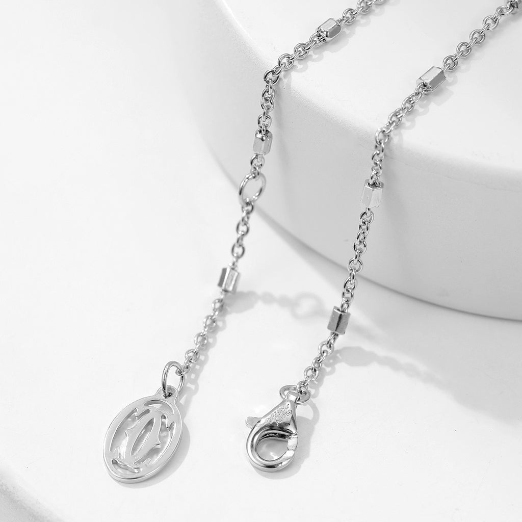 [OrnoraJewelry]CLASH  MEDIUM DIAMOND NECKLACE