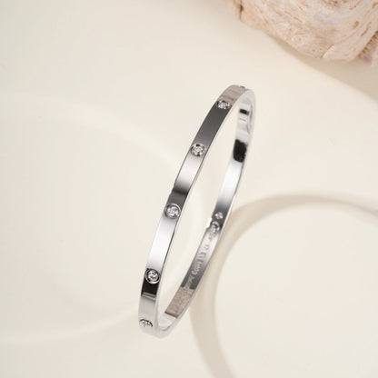 [OrnoraJewelry]LOVE BRACELET 3.65MM 10 DIAMONDS
