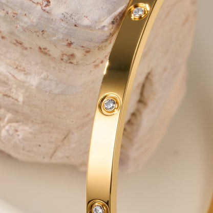 [OrnoraJewelry]LOVE BRACELET 3.65MM 10 DIAMONDS
