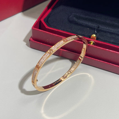 [OrnoraJewelry]LOVE BRACELET 3.65MM DIAMOND-PAVED