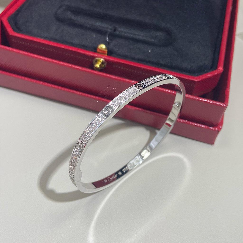 [OrnoraJewelry]LOVE BRACELET 3.65MM DIAMOND-PAVED