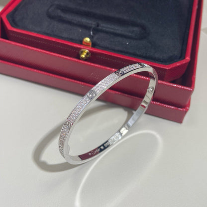 [OrnoraJewelry]LOVE BRACELET 3.65MM DIAMOND-PAVED