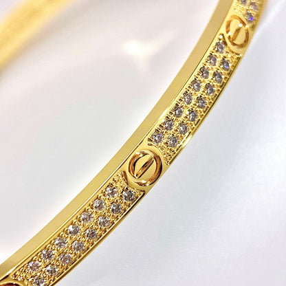 [OrnoraJewelry]LOVE BRACELET 3.65MM DIAMOND-PAVED