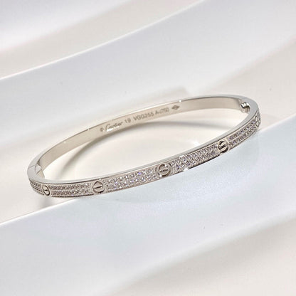 [OrnoraJewelry]LOVE BRACELET 3.65MM DIAMOND-PAVED