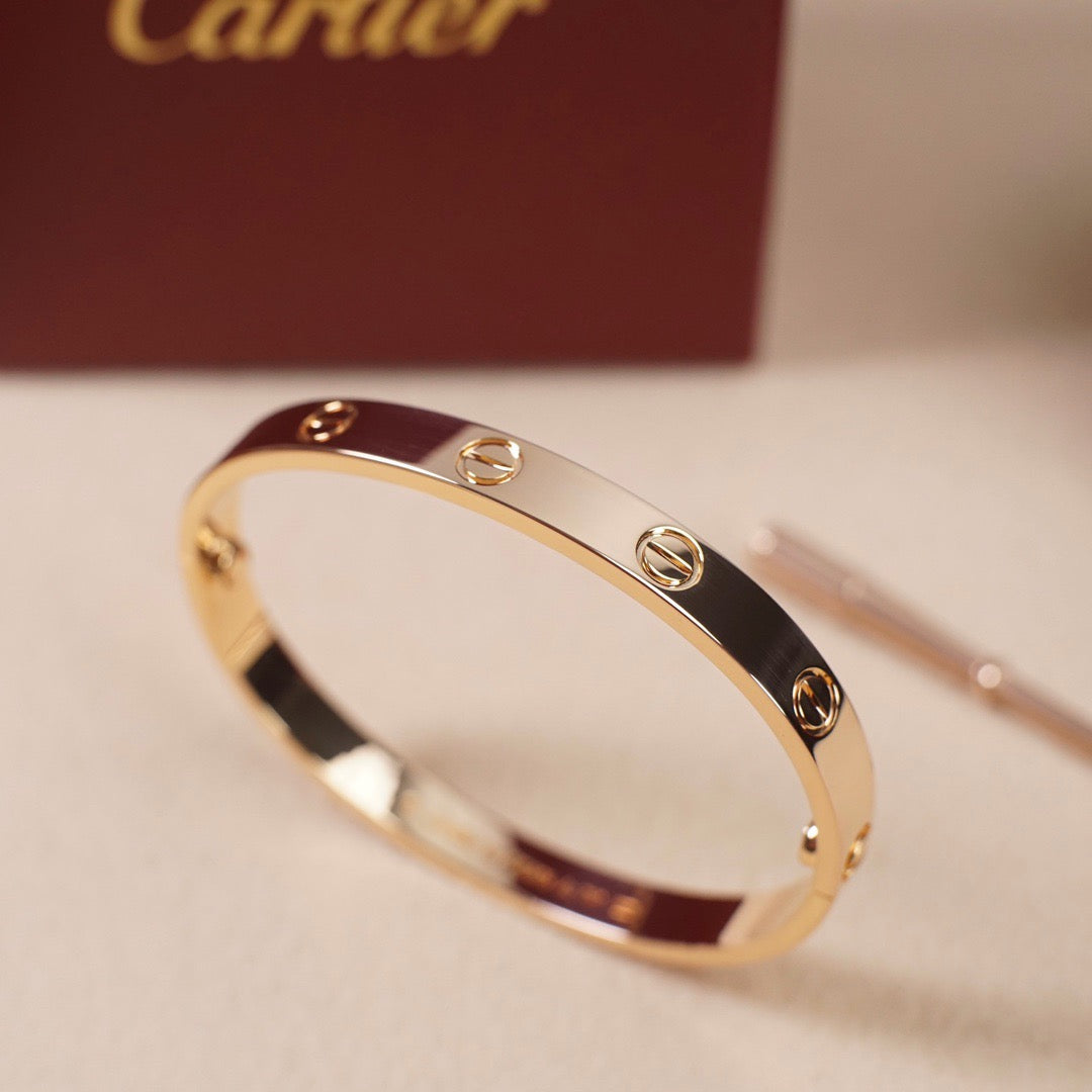 [OrnoraJewelry]LOVE BRACELET 6.1MM NO DIAMONDS