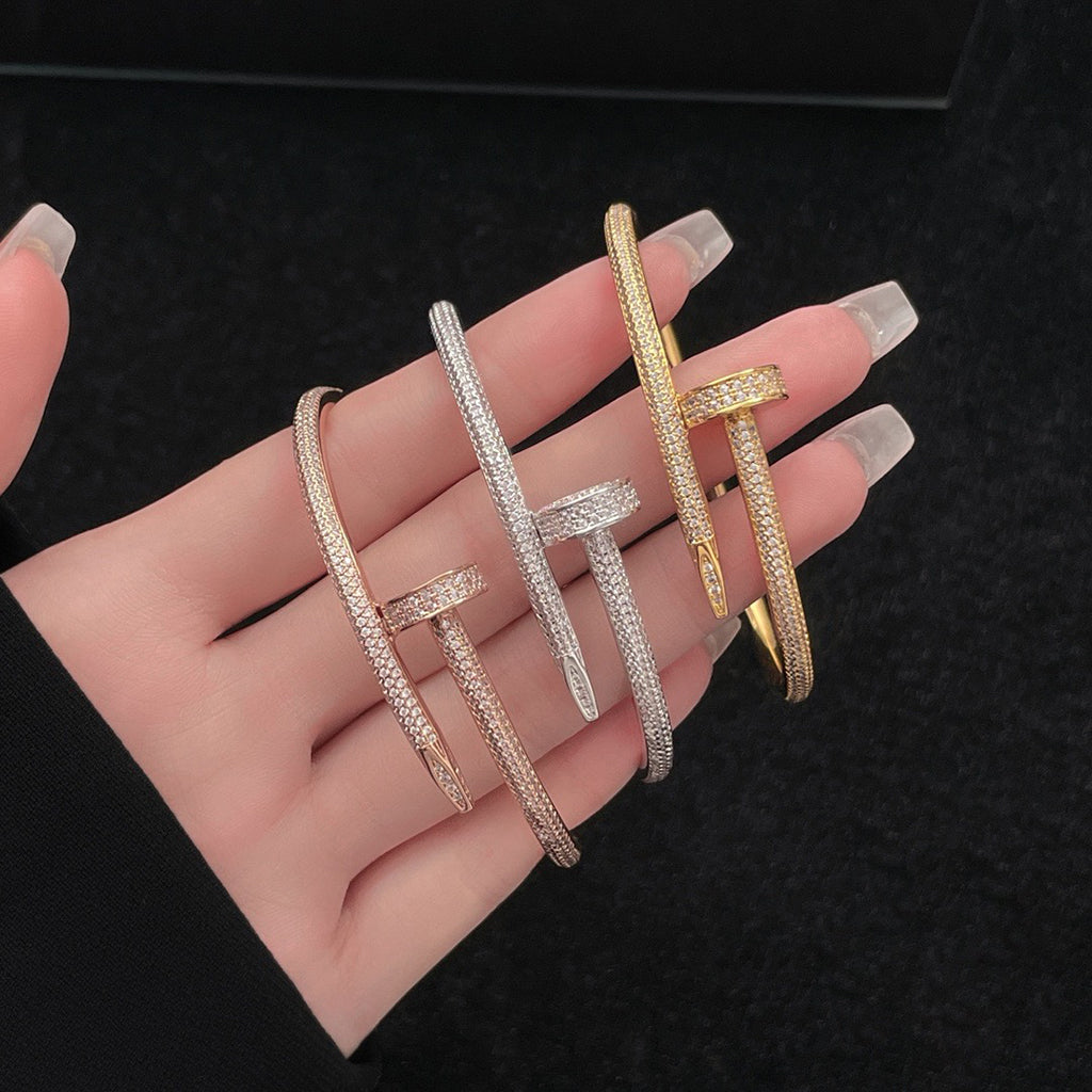 [OrnoraJewelry]JUSTE BRACELET 3.5MM ALL DIAMONDS