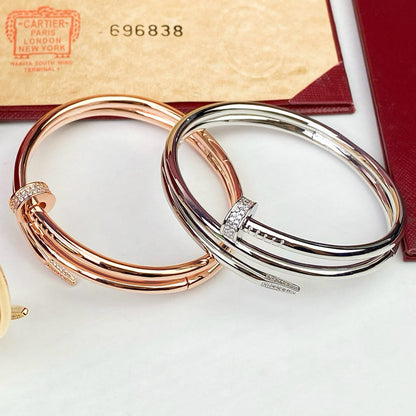 [OrnoraJewelry]JUSTE BRACELET 3.5MM DOUBLE ROW DIAMOND