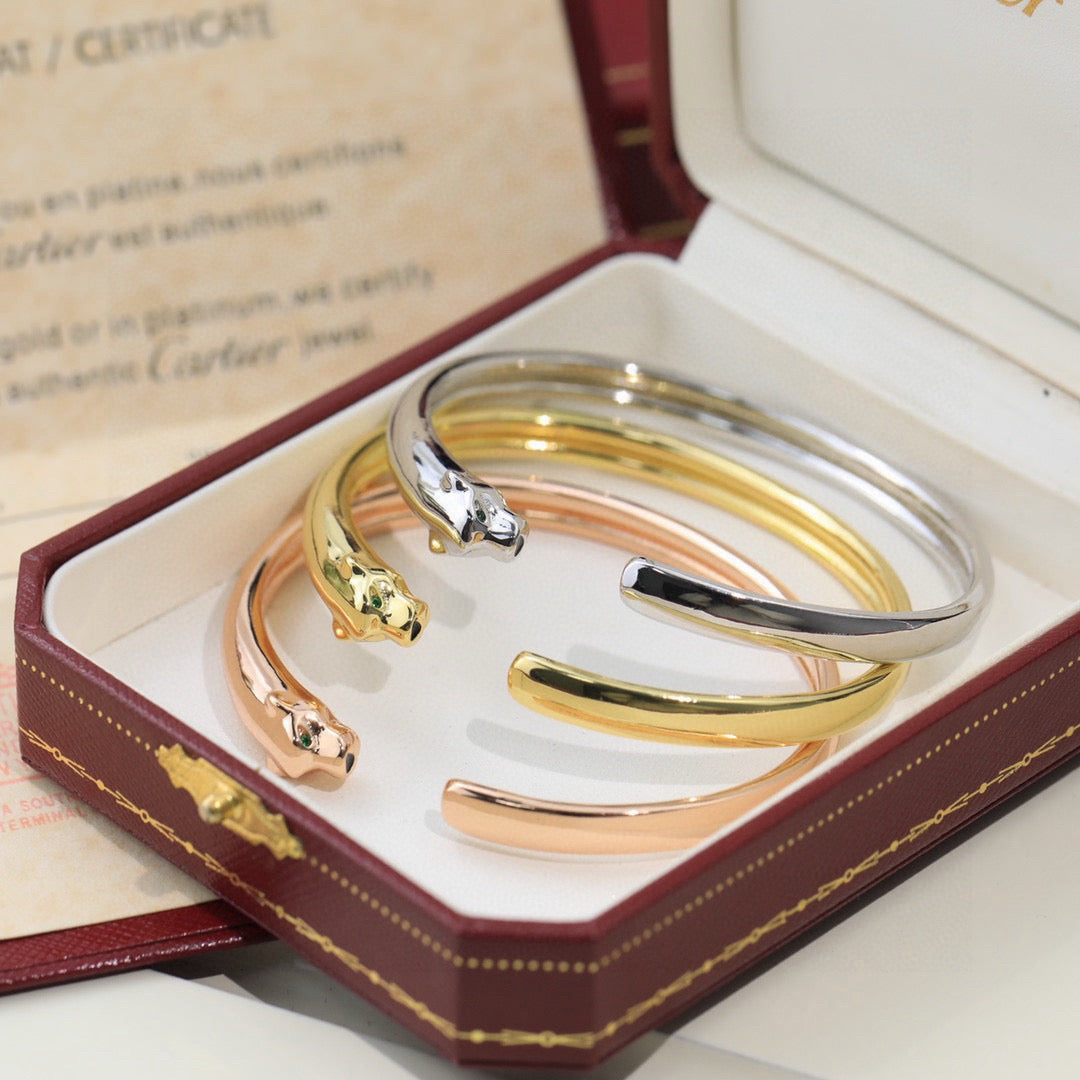 [OrnoraJewelry]PANTHERE OPEN BRACELET
