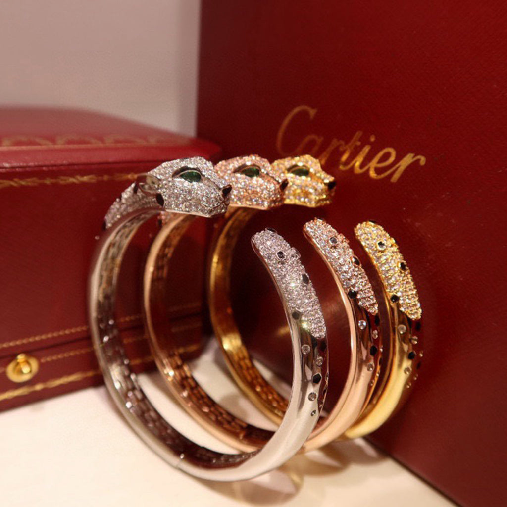[OrnoraJewelry]PANTHERE BIG BRACELET DIAMONDS
