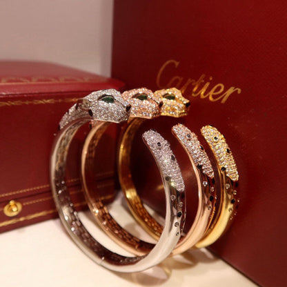 [OrnoraJewelry]PANTHERE BIG BRACELET DIAMONDS