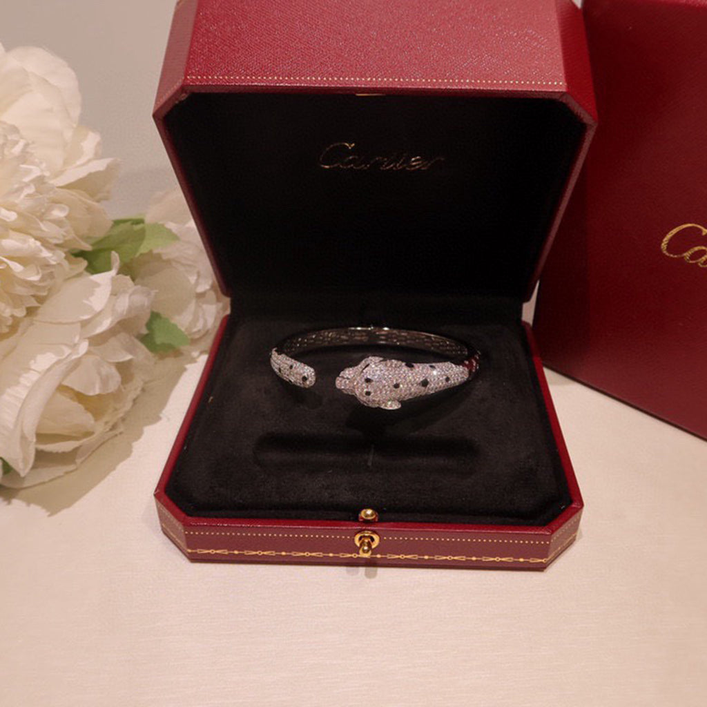 [OrnoraJewelry]PANTHERE BIG BRACELET DIAMONDS