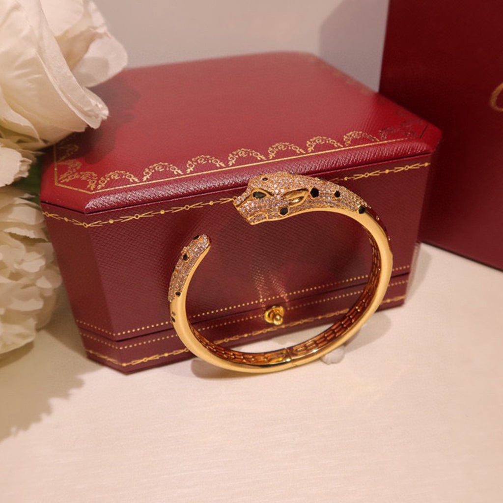 [OrnoraJewelry]PANTHERE BIG BRACELET DIAMONDS
