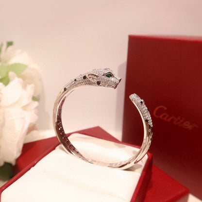 [OrnoraJewelry]PANTHERE BIG BRACELET DIAMONDS