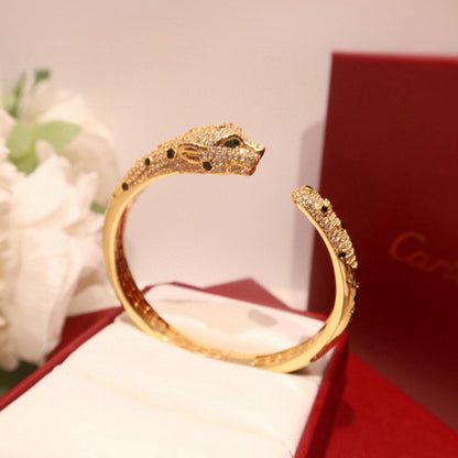 [OrnoraJewelry]PANTHERE BIG BRACELET DIAMONDS