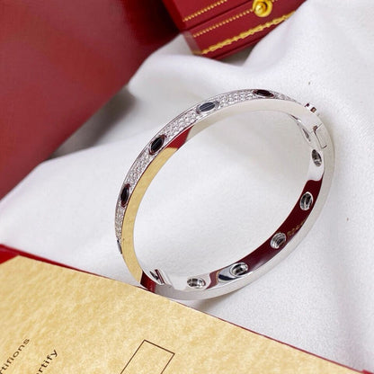 [OrnoraJewelry]LOVE BRACELET 6.1MM DIAMOND-PAVED CERAMIC