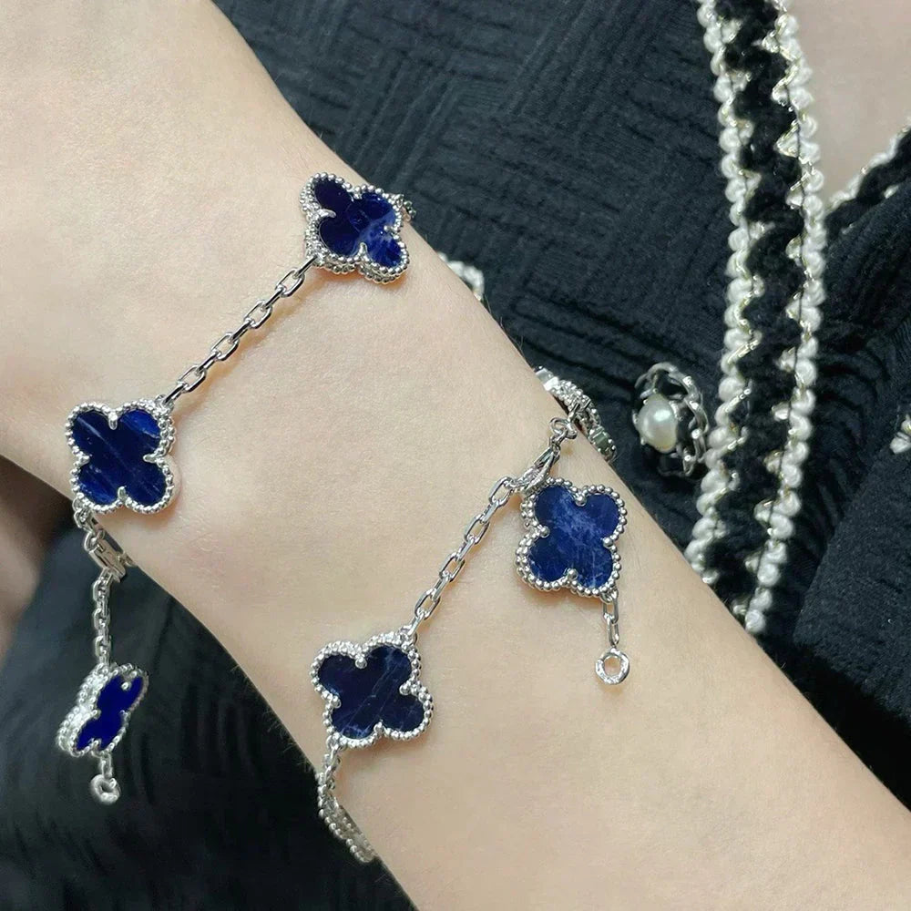 [OrnoraJewelry]CLOVER 5 MOTIF PIETERSITE BRACELET COLLECTION