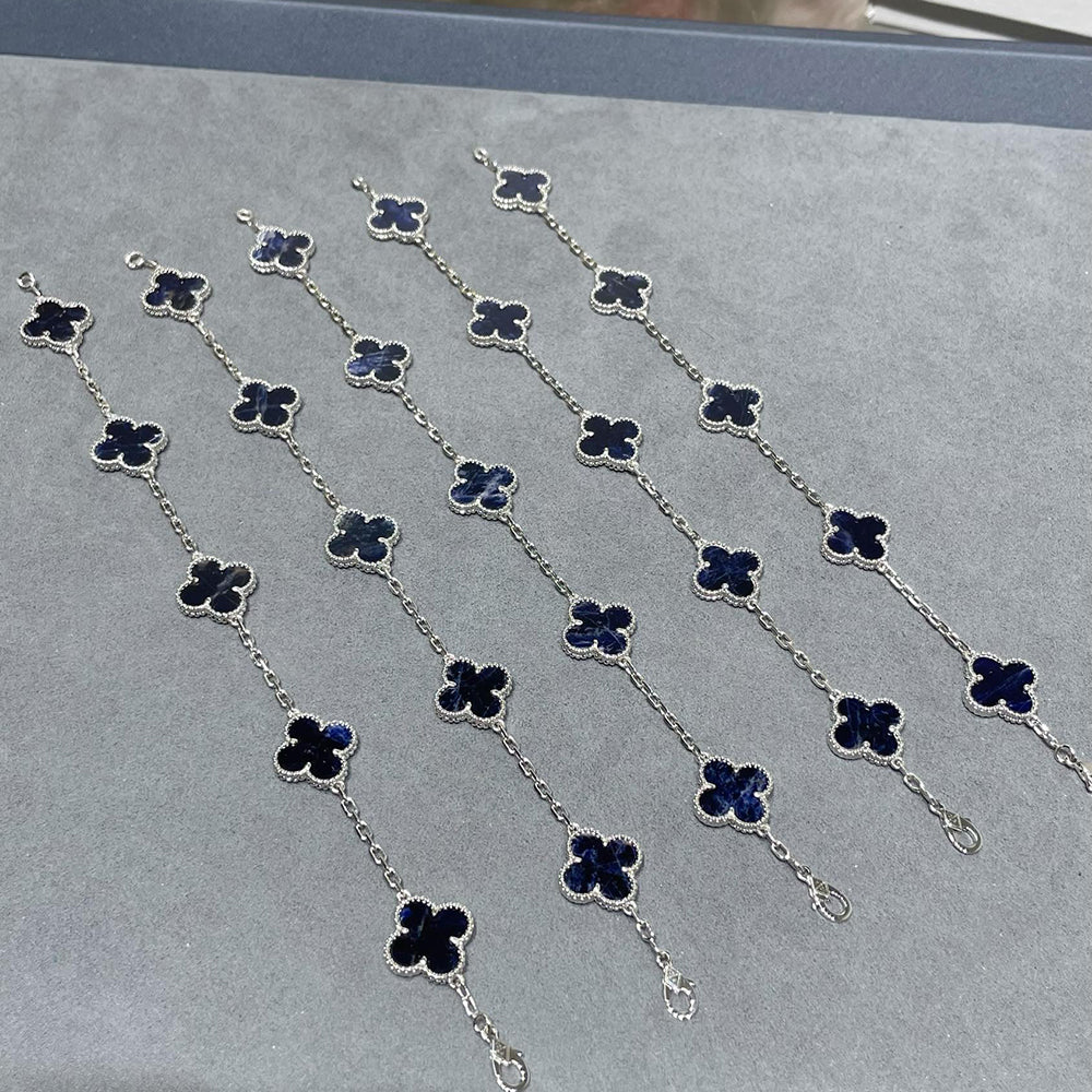 [OrnoraJewelry]CLOVER 5 MOTIF PIETERSITE BRACELET COLLECTION