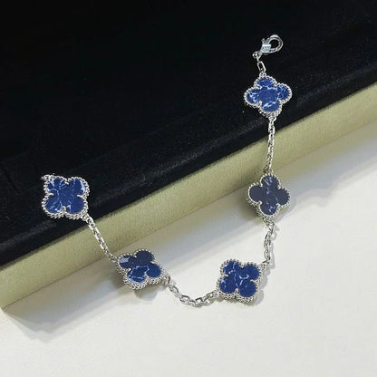 [OrnoraJewelry]CLOVER 5 MOTIF PIETERSITE BRACELET COLLECTION